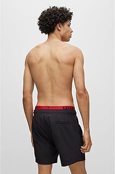HUGO
logo swim shorts