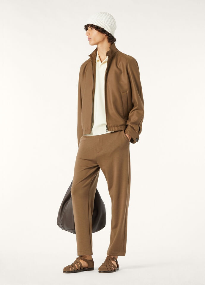 LORO PIANA
Cotton and Silk-Blend Piqué Polo Shirt