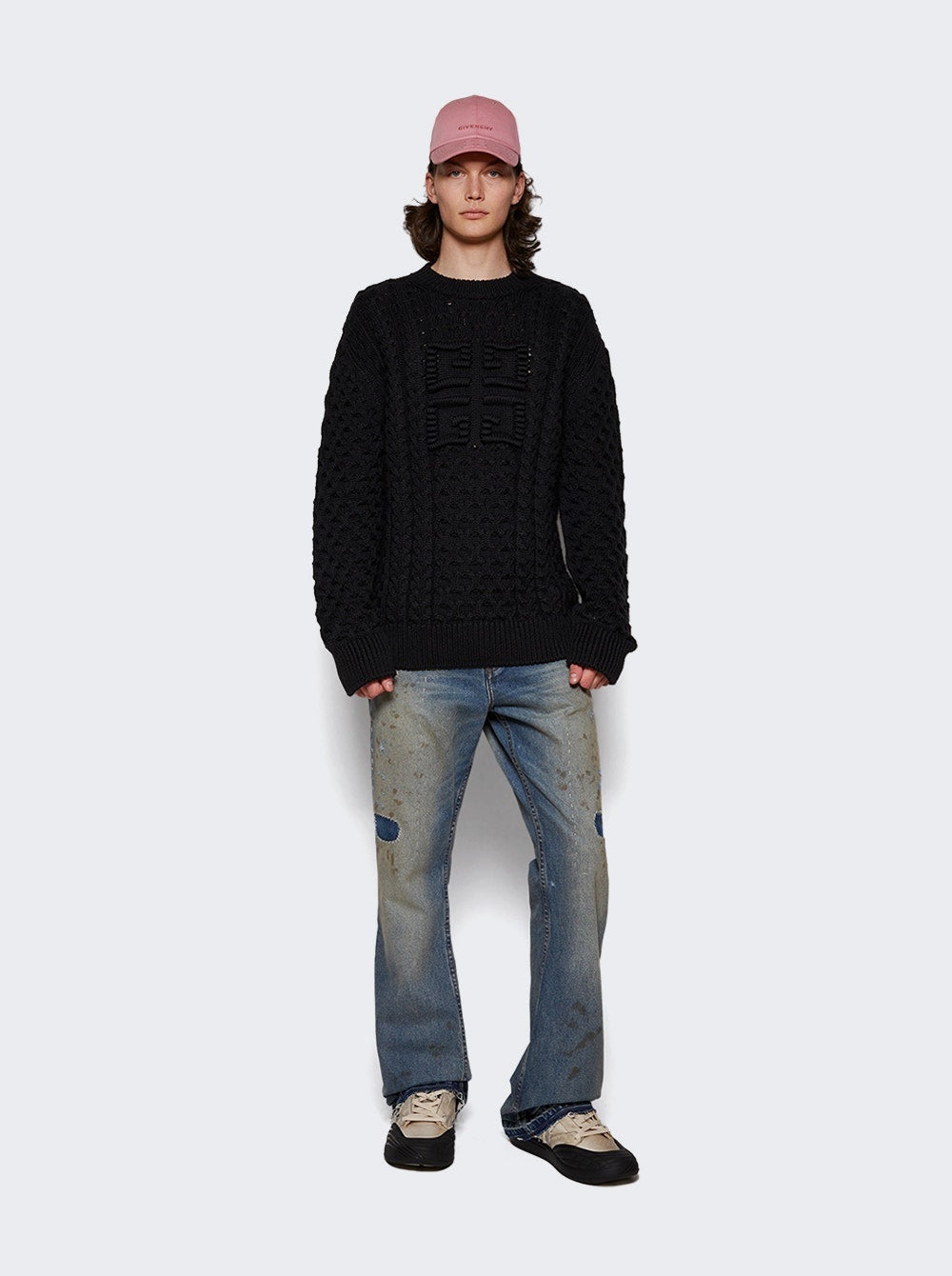 Givenchy
4g Cable-knit Sweater Black