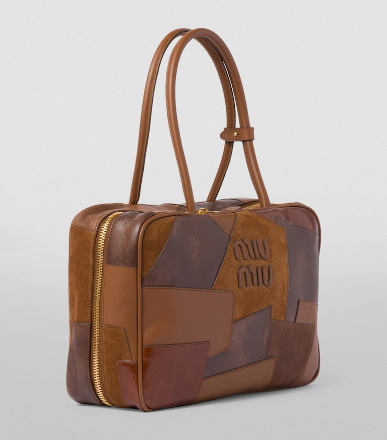 MIU MIU
Patchwork Top-Handle Bag