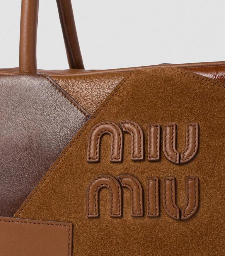 MIU MIU
Patchwork Top-Handle Bag