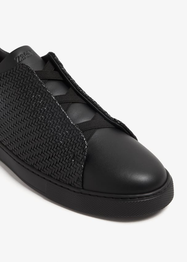Zegna
leather low top sneakers