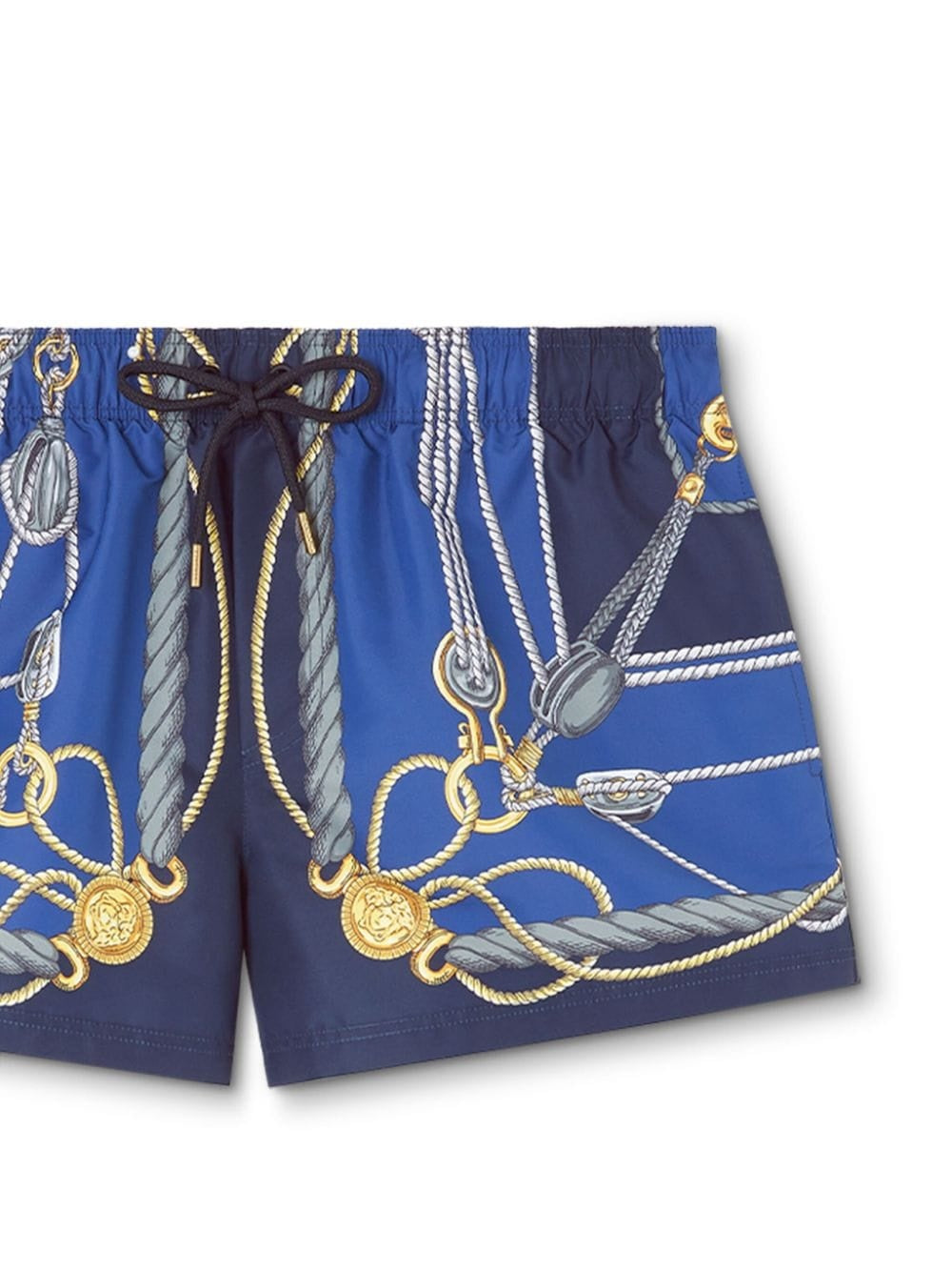 VERSACE
Nautical graphic-print swim shorts