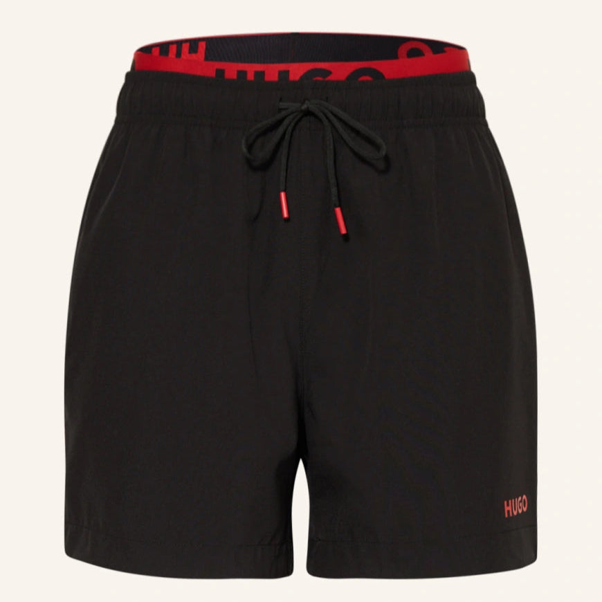 HUGO
logo swim shorts
