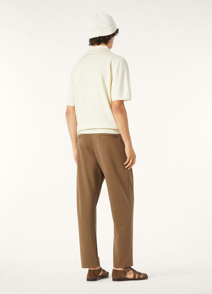 LORO PIANA
Cotton and Silk-Blend Piqué Polo Shirt
