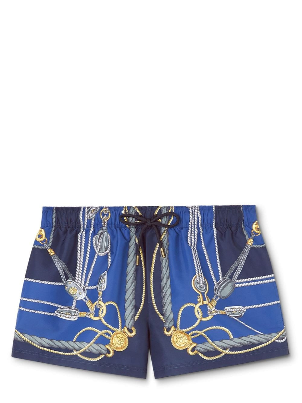 VERSACE
Nautical graphic-print swim shorts