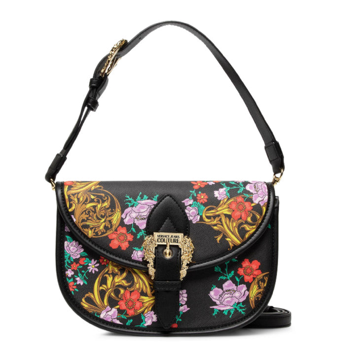 VERSACE JEANS COUTURE SUN FLOWER GARLAND CROSSBODY BAG
