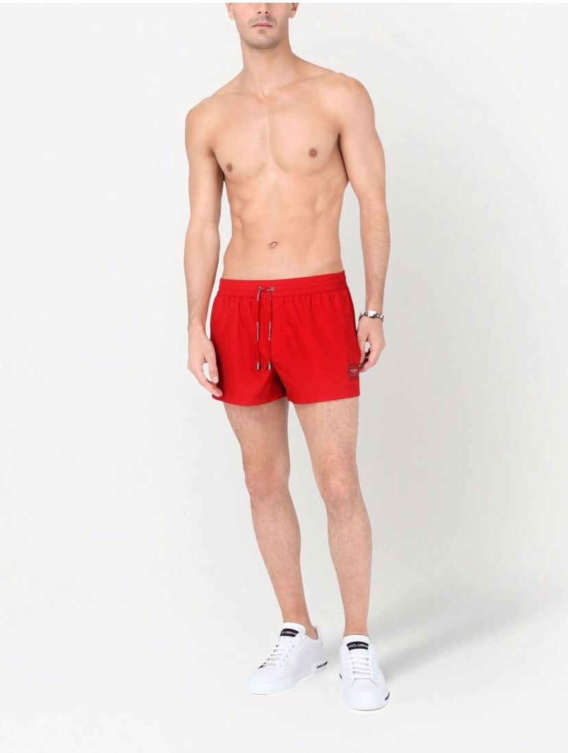 Dolce & Gabbana logo-tag swim shorts