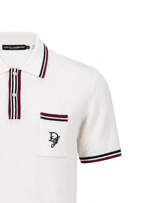Dolce & Gabbana
DG-embroidered cotton polo shirt