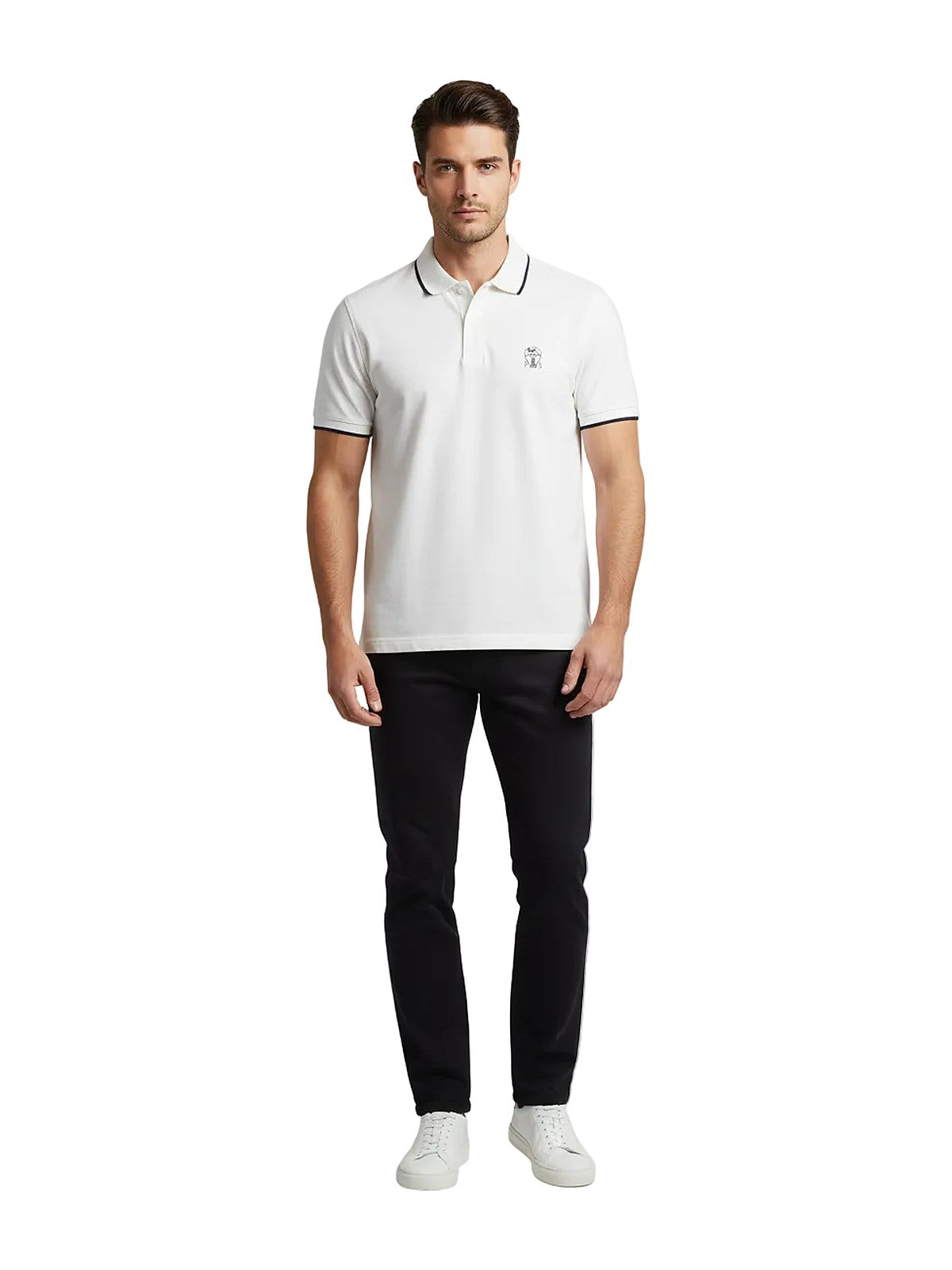 Brunello Cucinelli Polo White