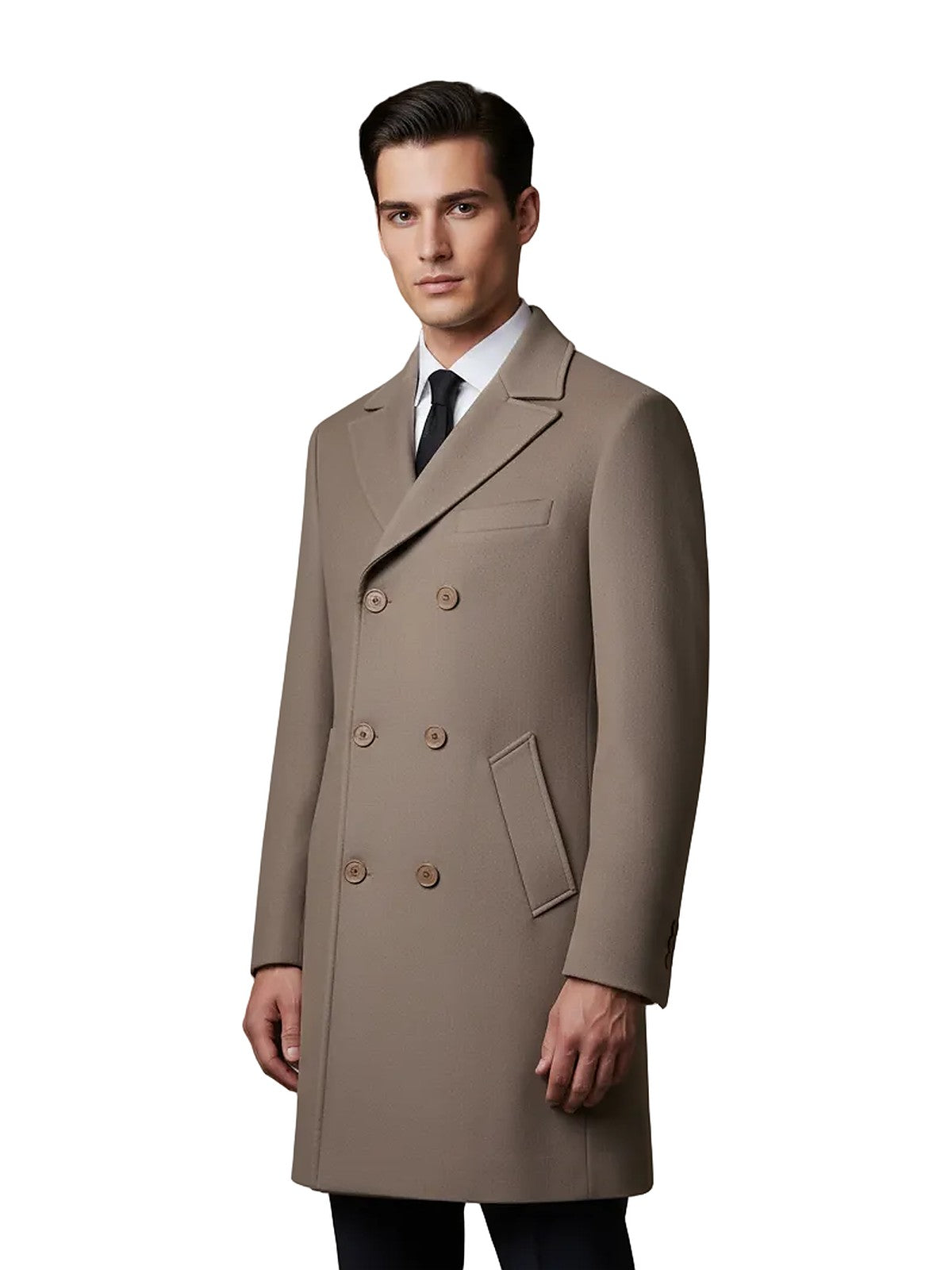 Dolce & Gabbana Double-Breasted Coat (Camel)