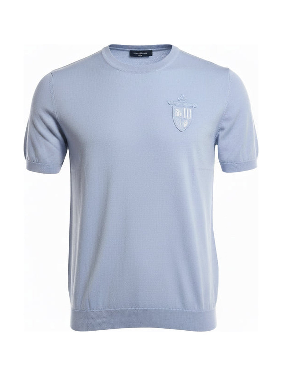 Fendi crest knit T-shirt (light blue)