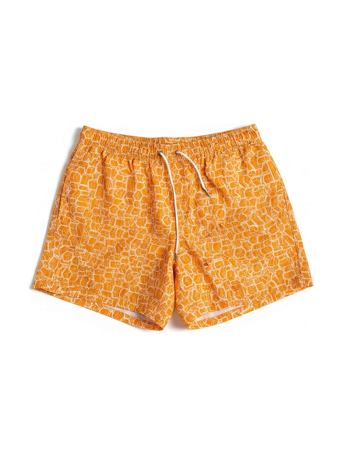 Hermès swim shorts (orange print)