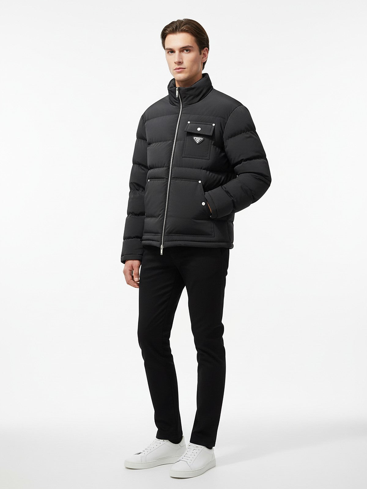 Prada Puffer Jacket (Black)
