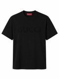 GUCCI COTTON JERSEY T-SHIRT WITH EMBROIDERY