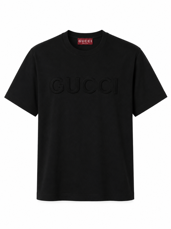 GUCCI                                      COTTON JERSEY T-SHIRT WITH EMBROIDERY