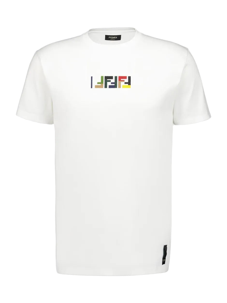 FENDI
White FF Cotton T-Shirt