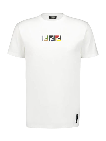 FENDI
White FF Cotton T-Shirt