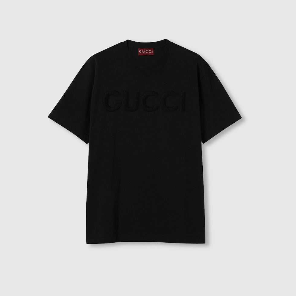 GUCCI                                      COTTON JERSEY T-SHIRT WITH EMBROIDERY