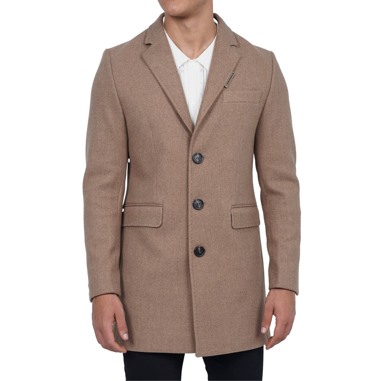 BURBERRY

Button Detail Wool Cashmere Tailored Coat