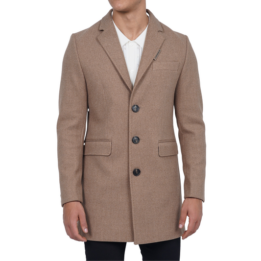 BURBERRY

Button Detail Wool Cashmere Tailored Coat