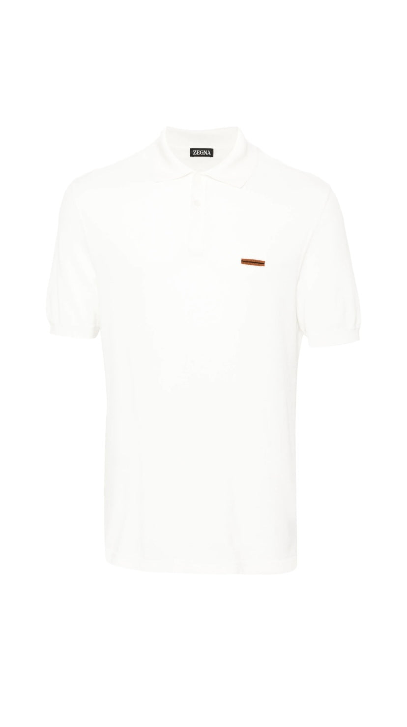 Zegna
piqué cotton polo shirt