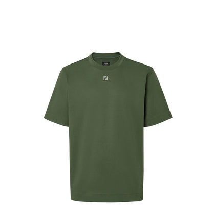 FENDI T-Shirt Green cotton T-shirt