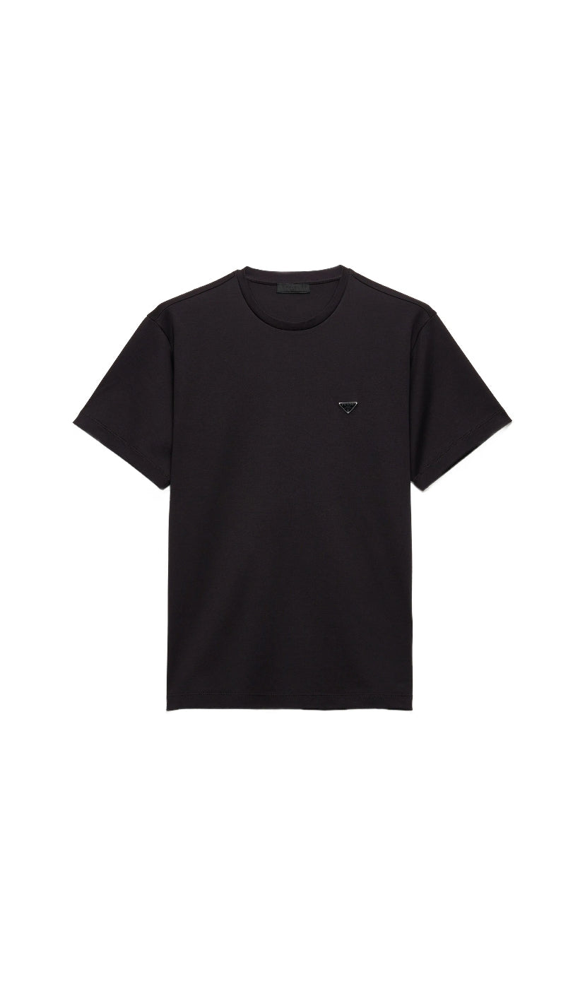 Prada logo-plaque T-shirt