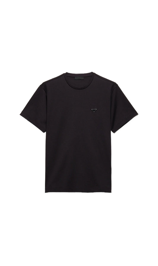 Prada logo-plaque T-shirt