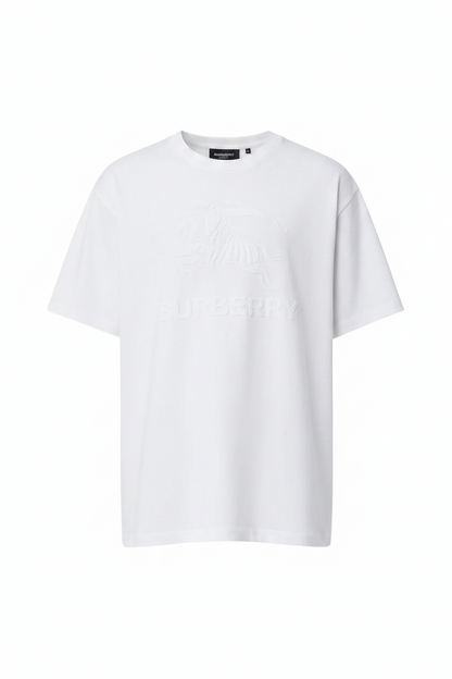 BURBERRY
MENS EMBROIDERED LOGO TSHIRT IN WHITE