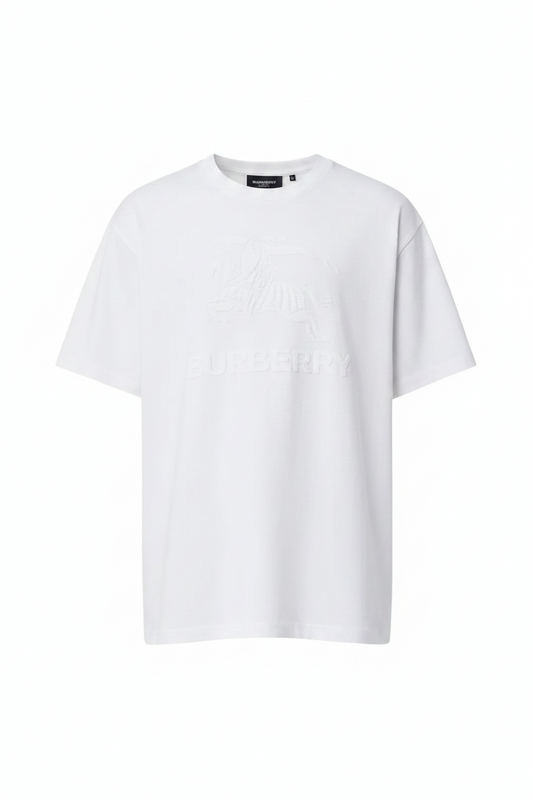 BURBERRY
MENS EMBROIDERED LOGO TSHIRT IN WHITE