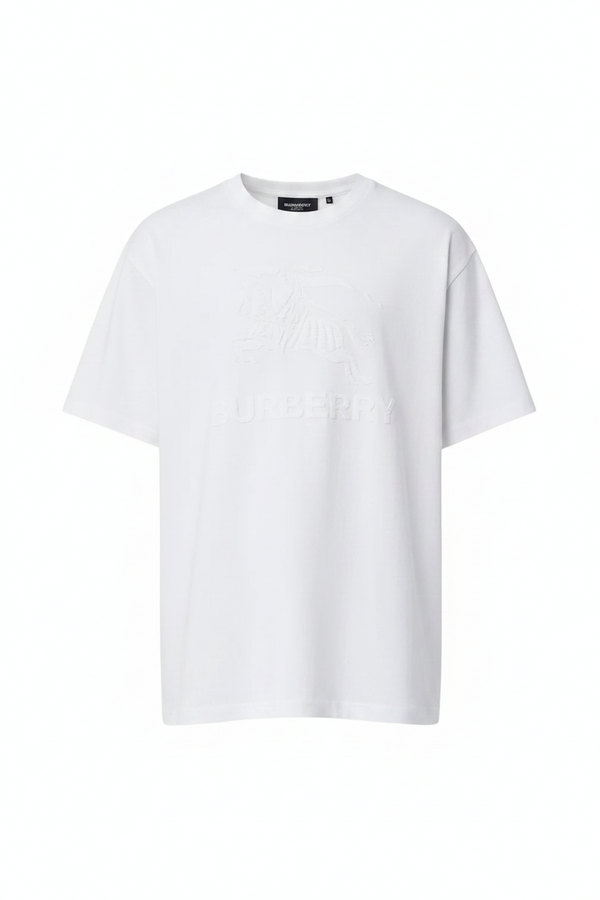BURBERRY
MENS EMBROIDERED LOGO TSHIRT IN WHITE