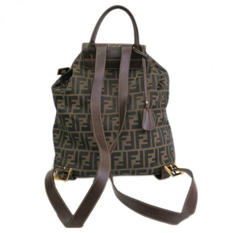Fendi
Fendi Brown Tobacco Zucca Canvas Travel Backpack