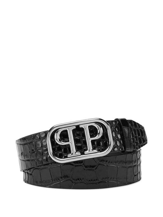 PHILIPP PLEIN
Shiny Skull leather belt