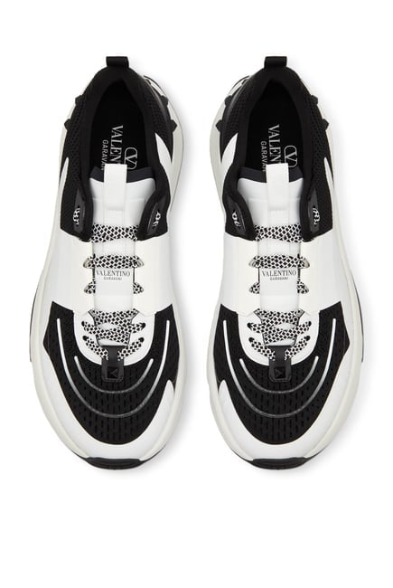 Valentino Garavani
True Act panelled sneakers.                    Runway