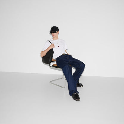 GUCCI                            EMBROIDERED COTTON JERSEY T-SHIRT