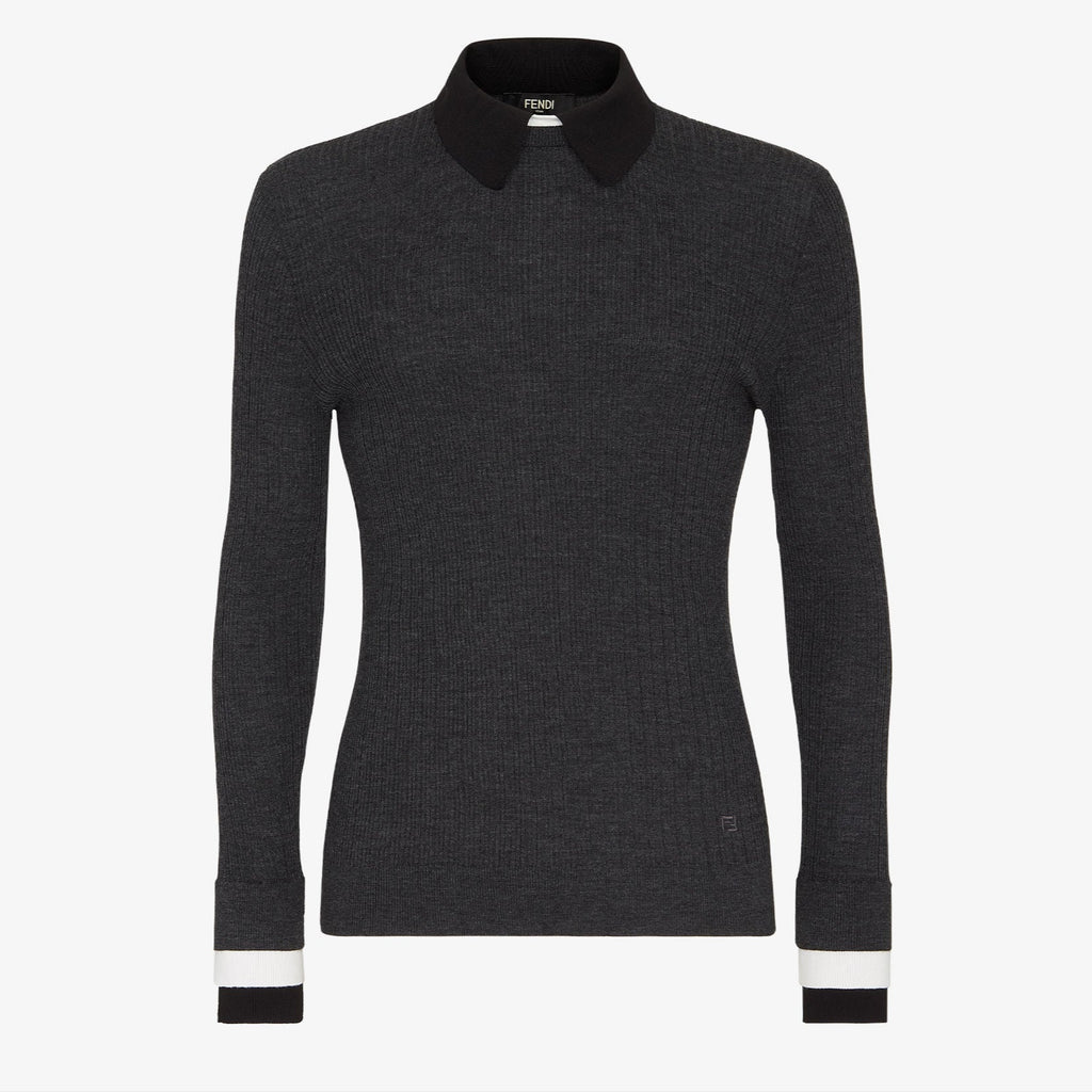 FENDI                                         Jumper
Grey wool jumper
