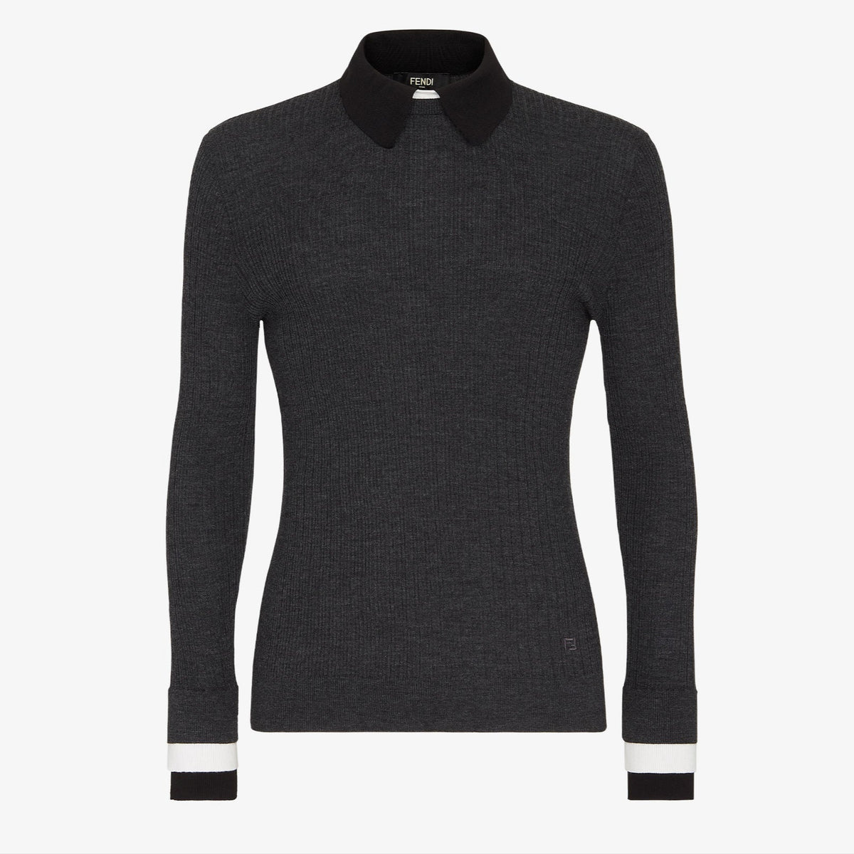 FENDI                                         Jumper
Grey wool jumper