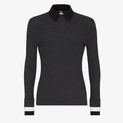 FENDI                                         Jumper
Grey wool jumper