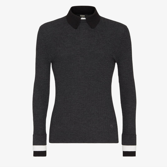 FENDI                                         Jumper
Grey wool jumper