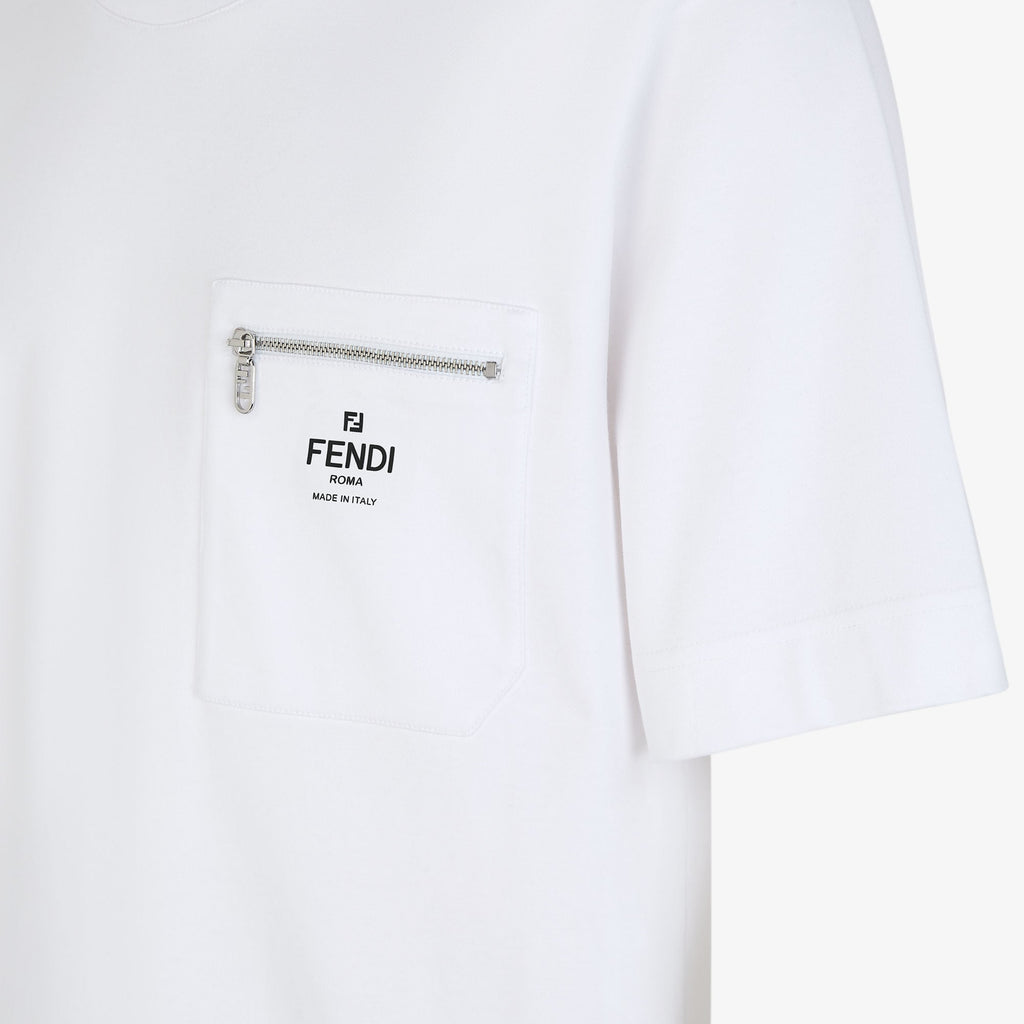 FENDI logo-print cotton T-shirt