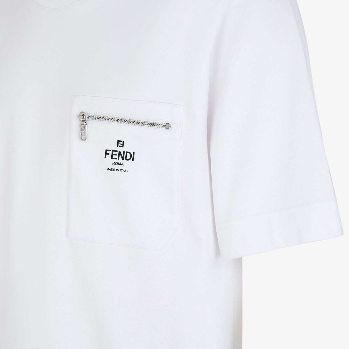 FENDI logo-print cotton T-shirt
