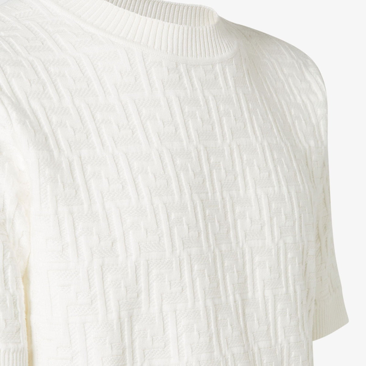 FENDI Sweater
White FF cotton pullover