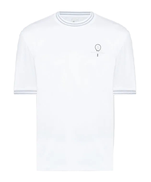 BRUNELLO CUCINELLI
White t-shirt with logo