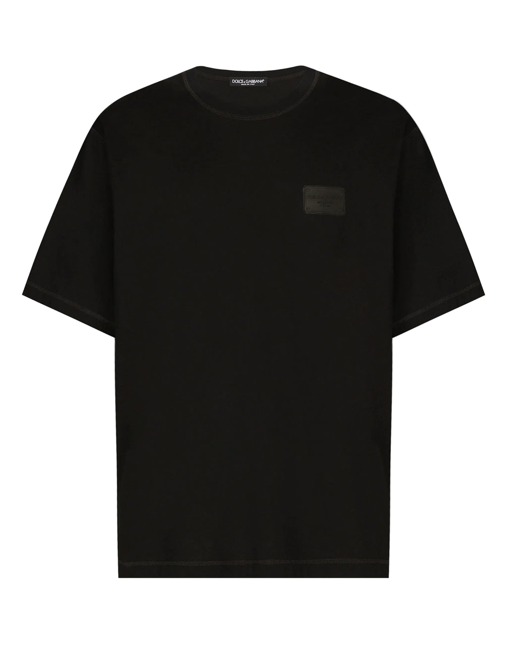 Dolce & Gabbana                        Cotton T-shirt with branded tag