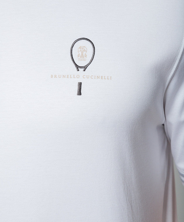 BRUNELLO CUCINELLI
White t-shirt with logo