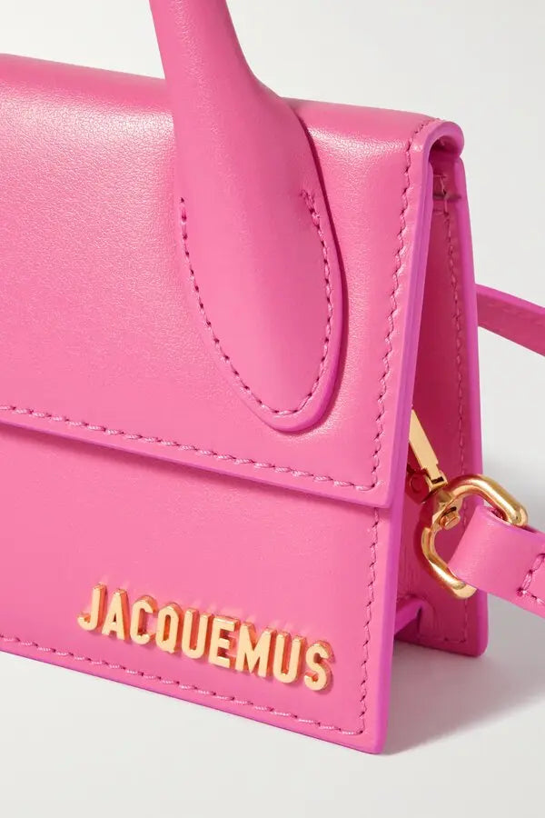 JACQUEMUS 
The Chiquito Long Leather Tote - Pink