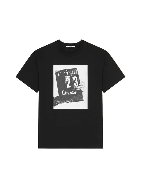 T-shirt in cotton with Clapperboard print