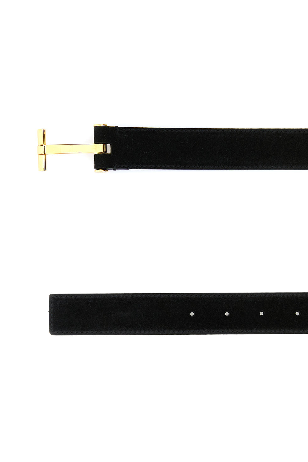 TOM FORD Black suede belt