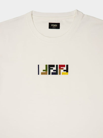 FENDI
White FF Cotton T-Shirt